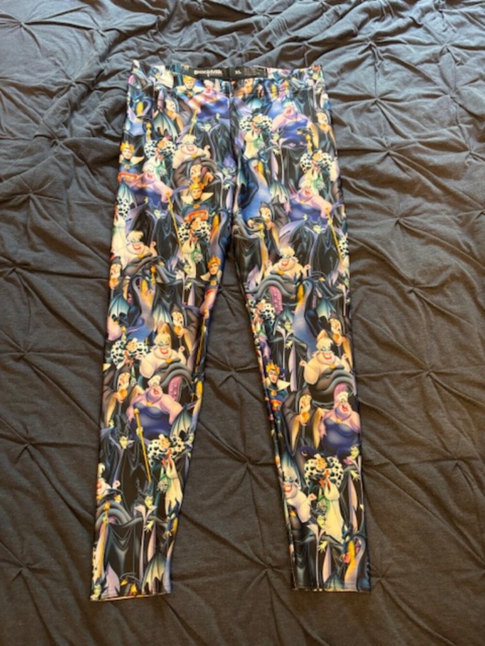BlackMilk Disney Villains Leggings XL Tights Ursula Maleficent Cruella de Vil